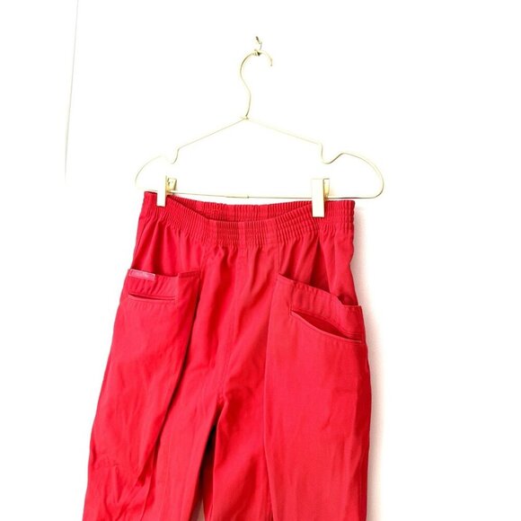Gitano Vintage Red Pants 1980s - Picture 6 of 7